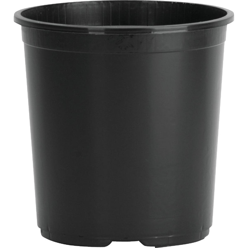 Myers 3.8 GAL 10-1/4 In. H. x 12 In. Dia. Black Poly Flower Pot