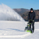 Greenworks 40V 20 In. Cordless Snow Blower with 4.0 Ah Battery and Charger