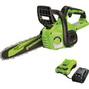 Greenworks 24V 10 In. Chainsaw with 2.0 Ah USB Battery & Charger