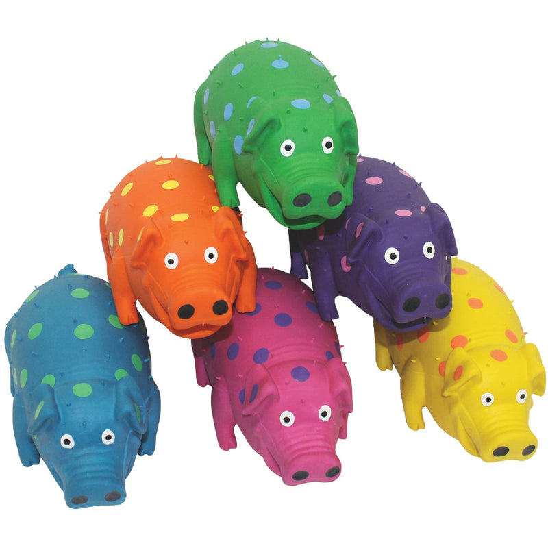 Multipet Globlets 9 In. Squeaky Pig Dog Toy