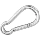 Campbell 1/4 In. 160 Lb. Load Capacity Polished Stainless Steel Spring Link All Purpose Snap