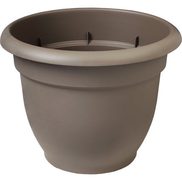 Bloem Ariana 13.75 In. H. x 16 In. Dia. Plastic Self Watering Charcoal Planter