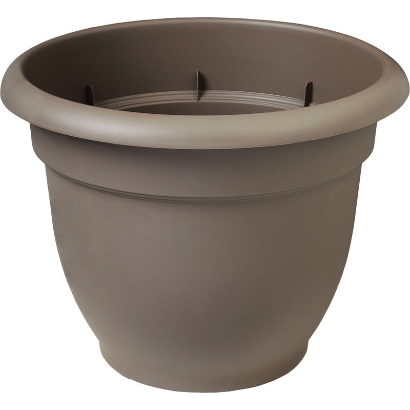 Bloem Ariana 13.75 In. H. x 16 In. Dia. Plastic Self Watering Charcoal Planter