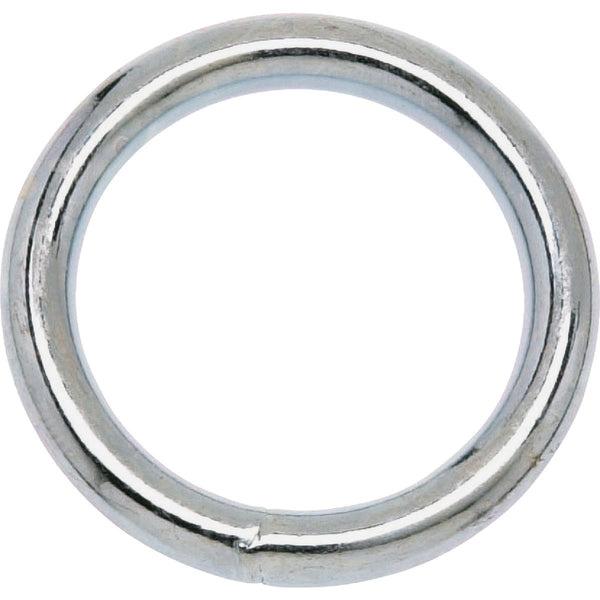 Campbell 2 In. Nickel-Plated Welded Metal Ring