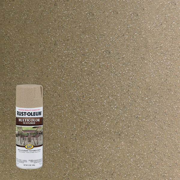 Rust-Oleum Stops Rust MultiColor 12 Oz. Textured Spray Paint, Desert Bisque