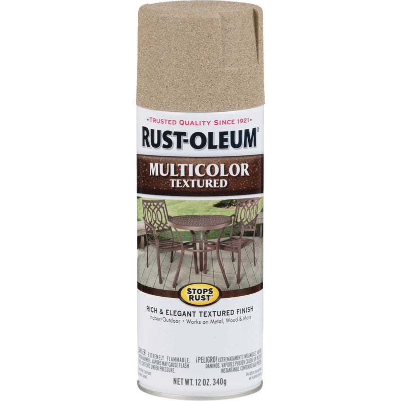 Rust-Oleum Stops Rust MultiColor 12 Oz. Textured Spray Paint, Desert Bisque