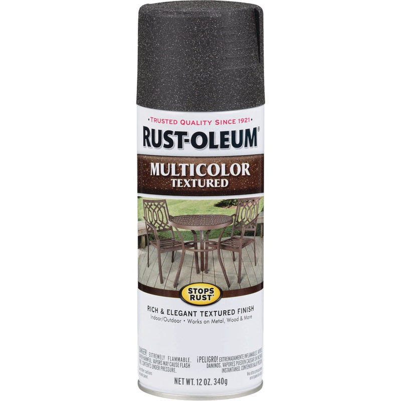 Rust-Oleum Stops Rust MultiColor 12 Oz. Textured Spray Paint, Aged Iron