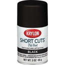Krylon Short Cuts 3 Oz. Flat Enamel Spray Paint, Black