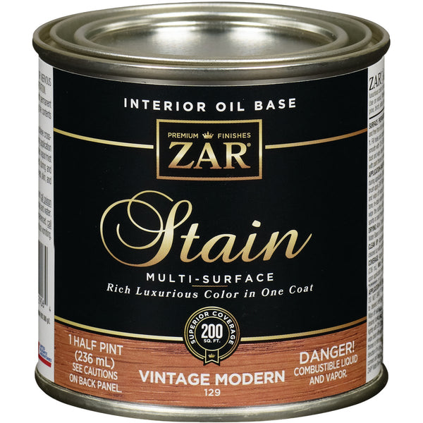 ZAR Oil-Based Wood Stain, Vintage Modern, 1/2 Pt.