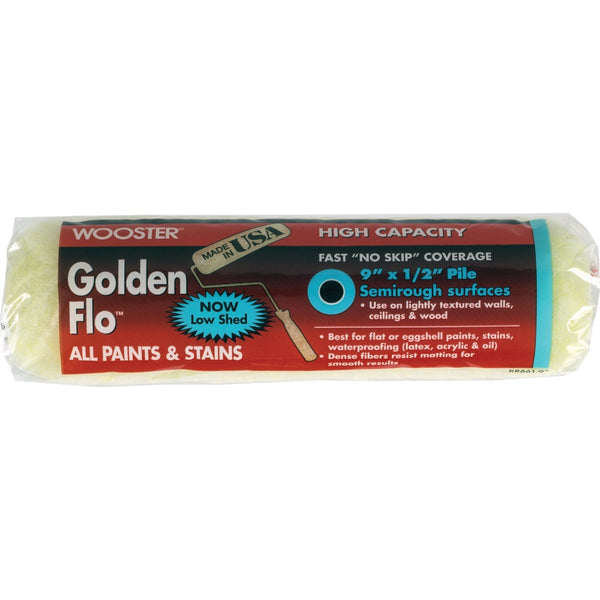Wooster Golden Flo 9 In. x 1/2 In. Knit Fabric Roller Cover