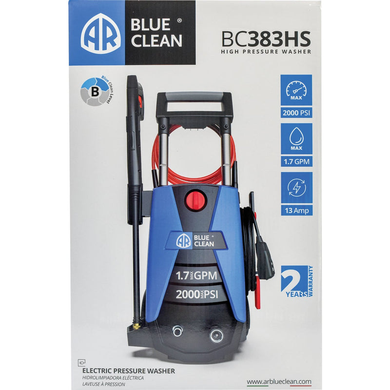 AR Blue Clean 2070 psi 1.7 GPM Cold Water Electric Pressure Washer