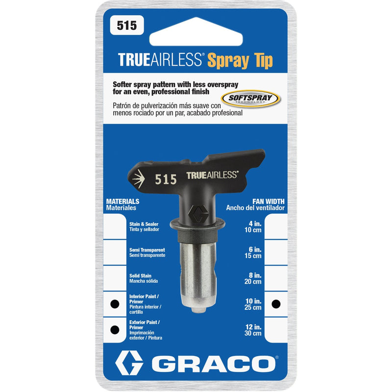 Graco Reverse-A-Clean 10 to 12 In. W. 0.015 In. Tip Paint Sprayer Airless Spray Tip