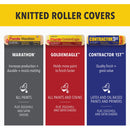 Purdy White Dove 4-1/2 In. x 1/2 In. Jumbo Mini Woven Fabric Roller Cover (2-Pack)