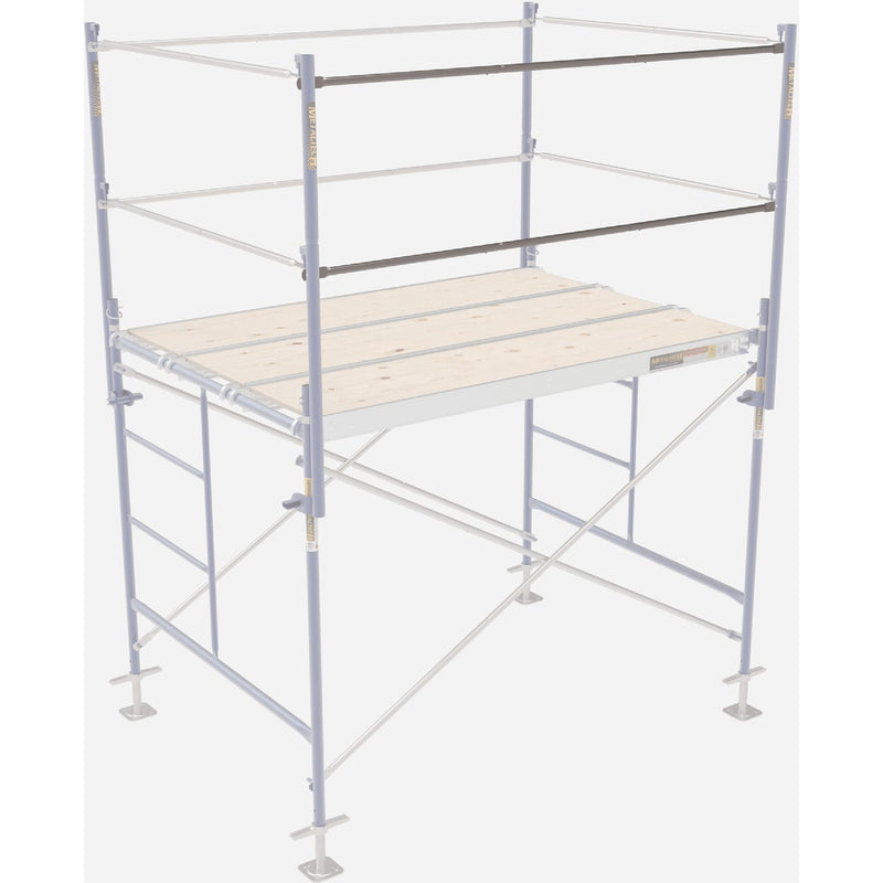 MetalTech 84 In. Galvanized Sectional Guardrail (Set Of 2)