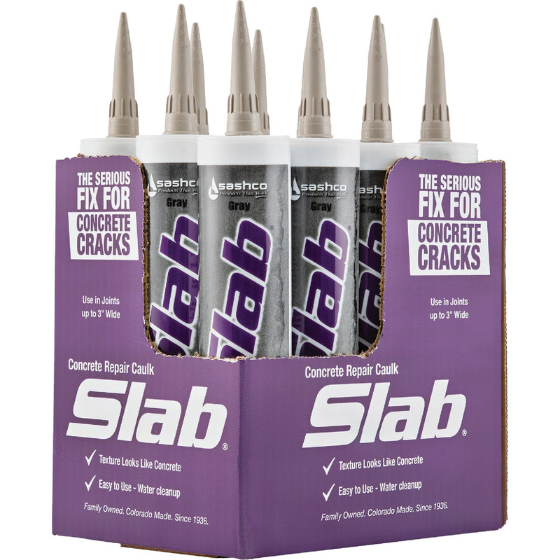 Sashco Slab Concrete Sealant 10.5 Oz Gray Concrete Sealant