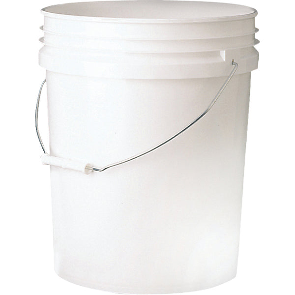 Leaktite 5 Gal. White Plastic Pail