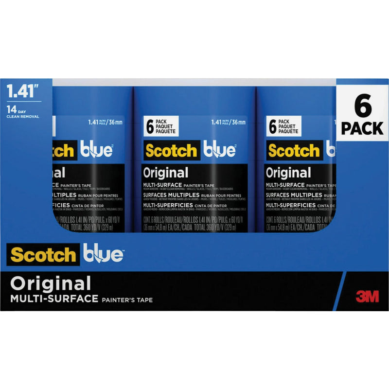 ScotchBlue 1.41 In. x 60 Yd. Original Painter's Tape (6 Roll)