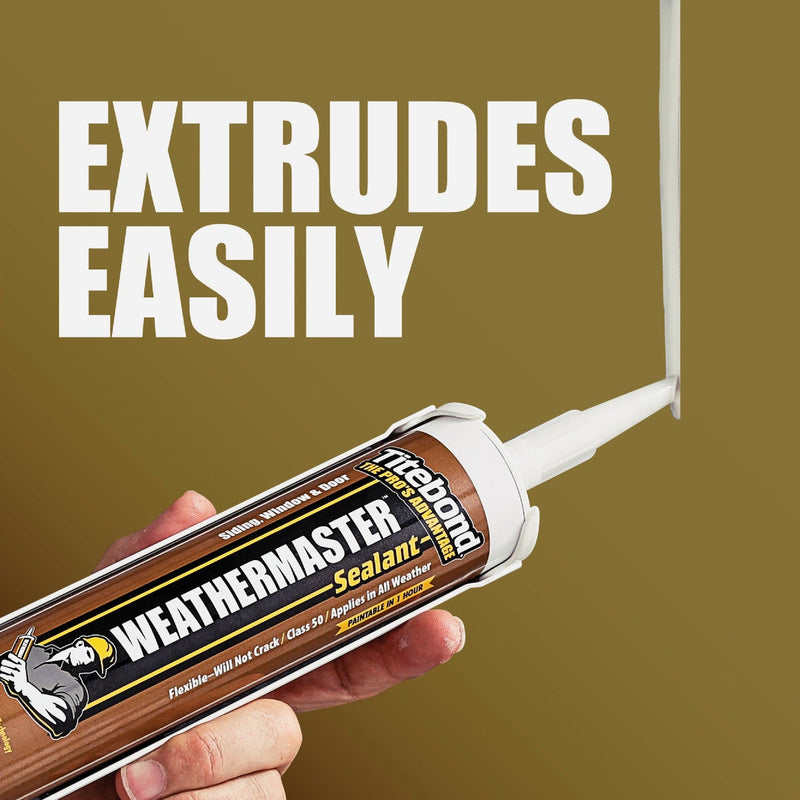 Titebond WeatherMaster 10 Oz. Polymer Sealant, 44001 White