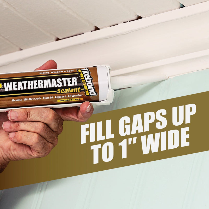 Titebond WeatherMaster 10 Oz. Polymer Sealant, 44001 White