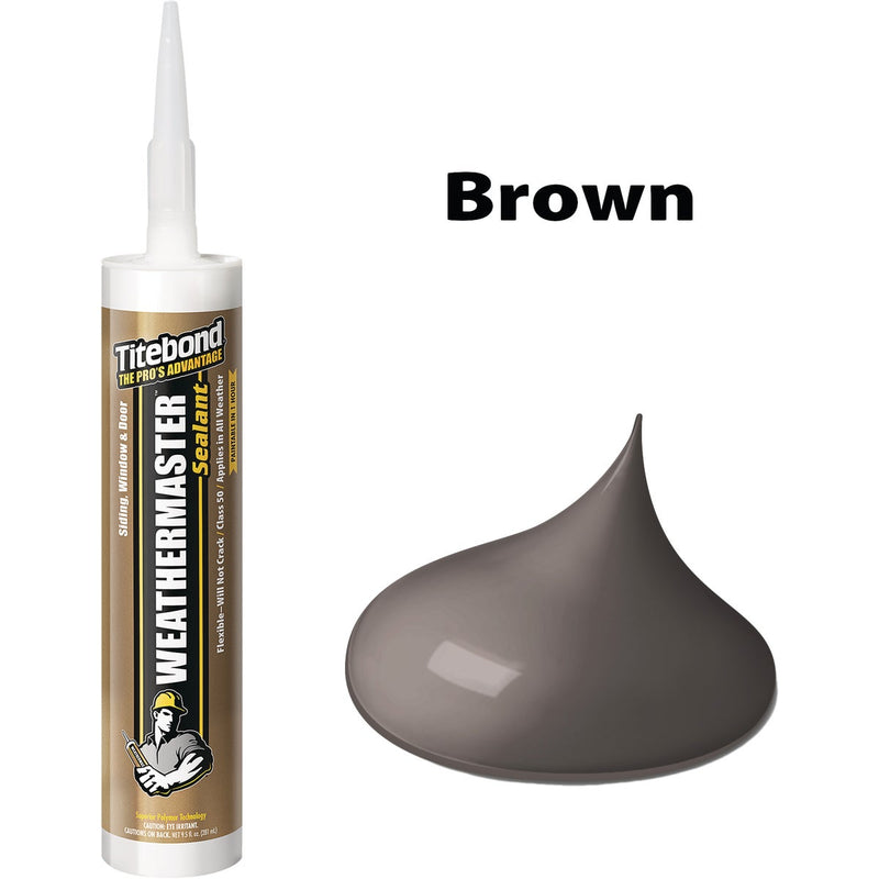 Titebond WeatherMaster 10 Oz. Polymer Sealant, 44221 Brown