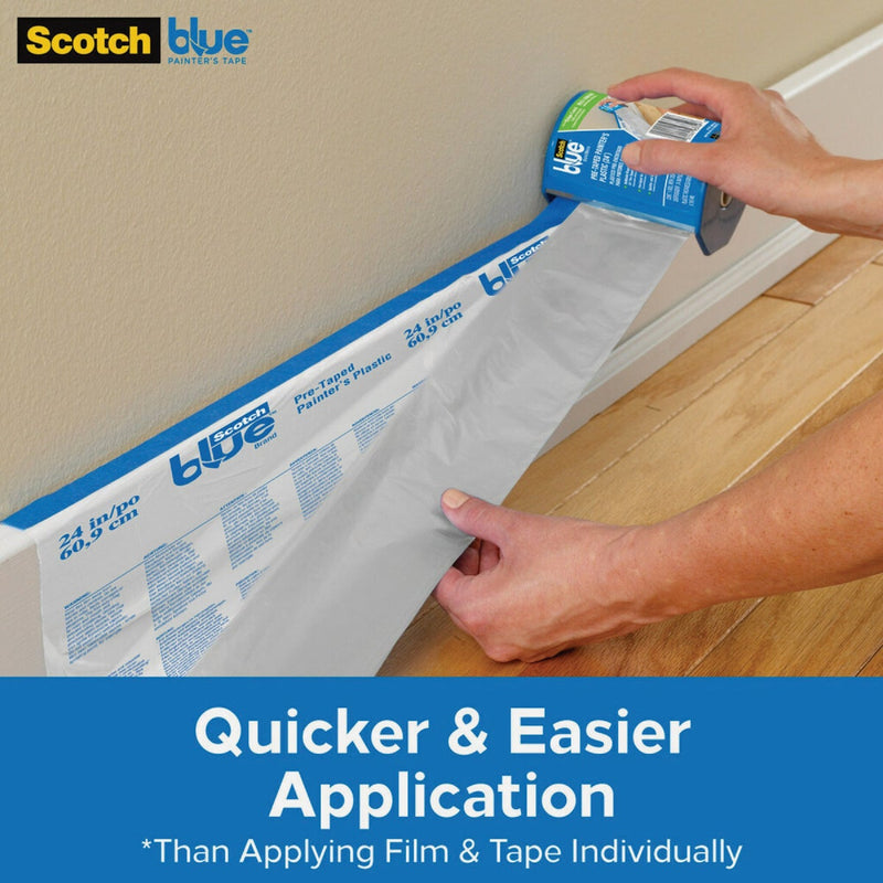 3M ScotchBlue Tape + Plastic with Dispenser