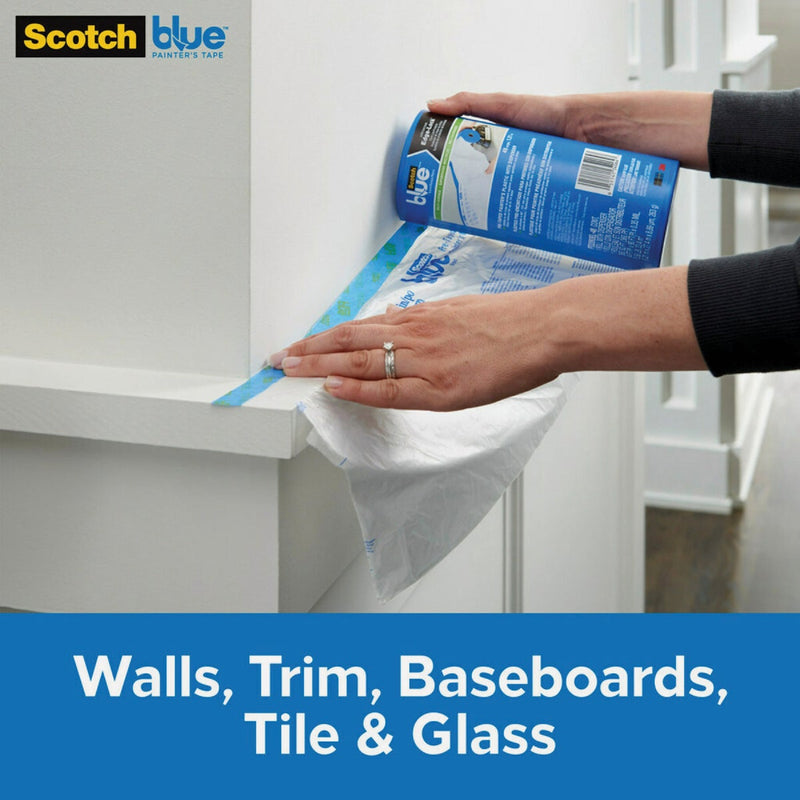 3M ScotchBlue Tape + Plastic with Dispenser