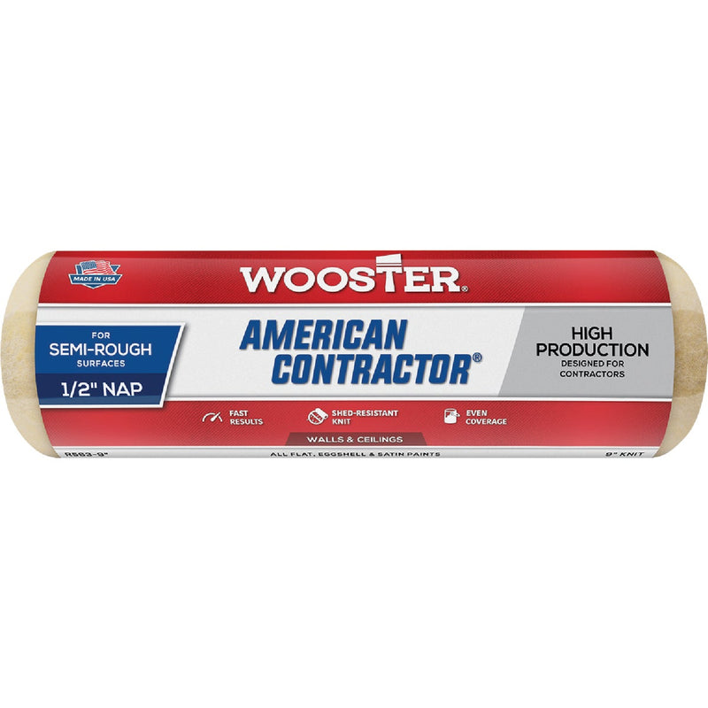 Wooster American Contractor 9 In. x 1/2 In. Knit Fabric Roller Cover