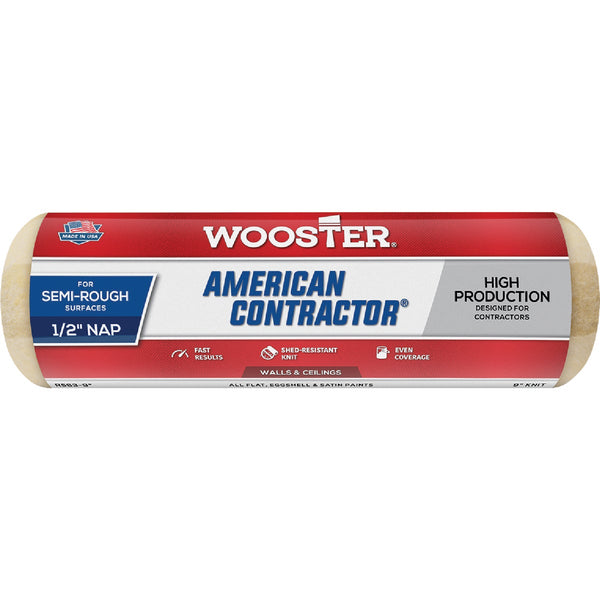 Wooster American Contractor 9 In. x 1/2 In. Knit Fabric Roller Cover