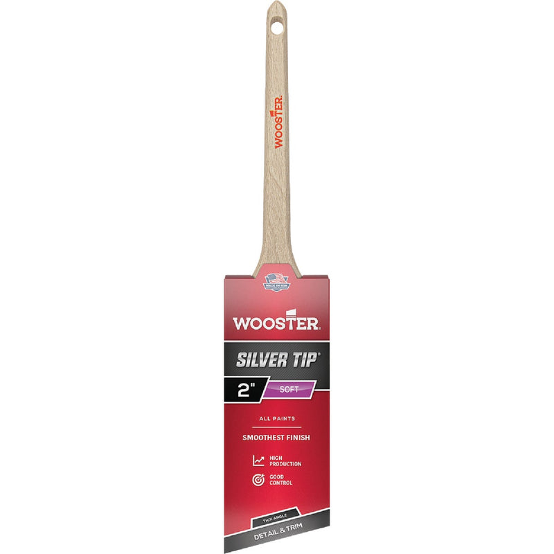 Wooster SILVER TIP 2 In. Thin Angle Sash Paint Brush