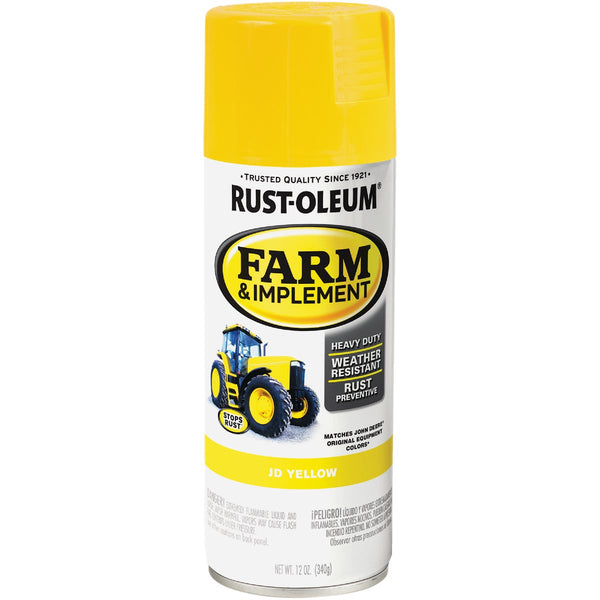 Rust-Oleum 12 Oz. JD Yellow Farm & Implement Spray Paint