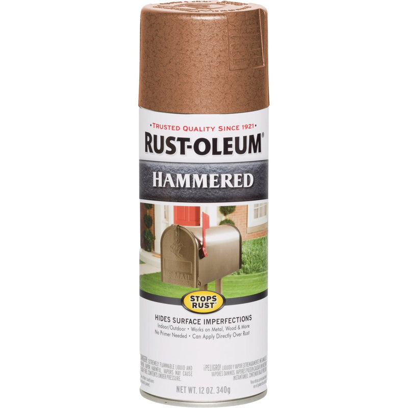 Rust-Oleum Copper Metallic 12 Oz. Hammered Finish Spray Paint