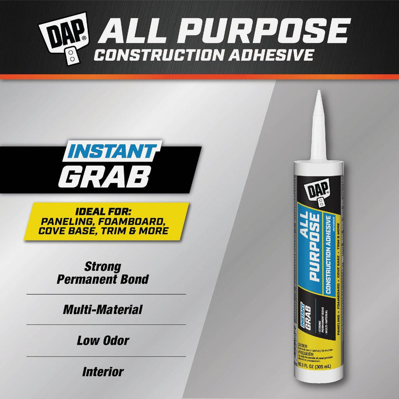 DAP 10.3 Oz. All Purpose Construction Adhesive