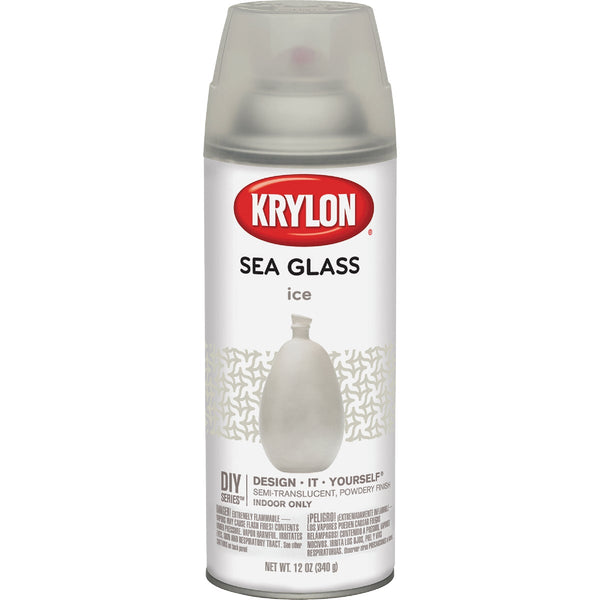 Krylon 12 Oz. Frosted Sea Glass Finish Spray Paint, Ice