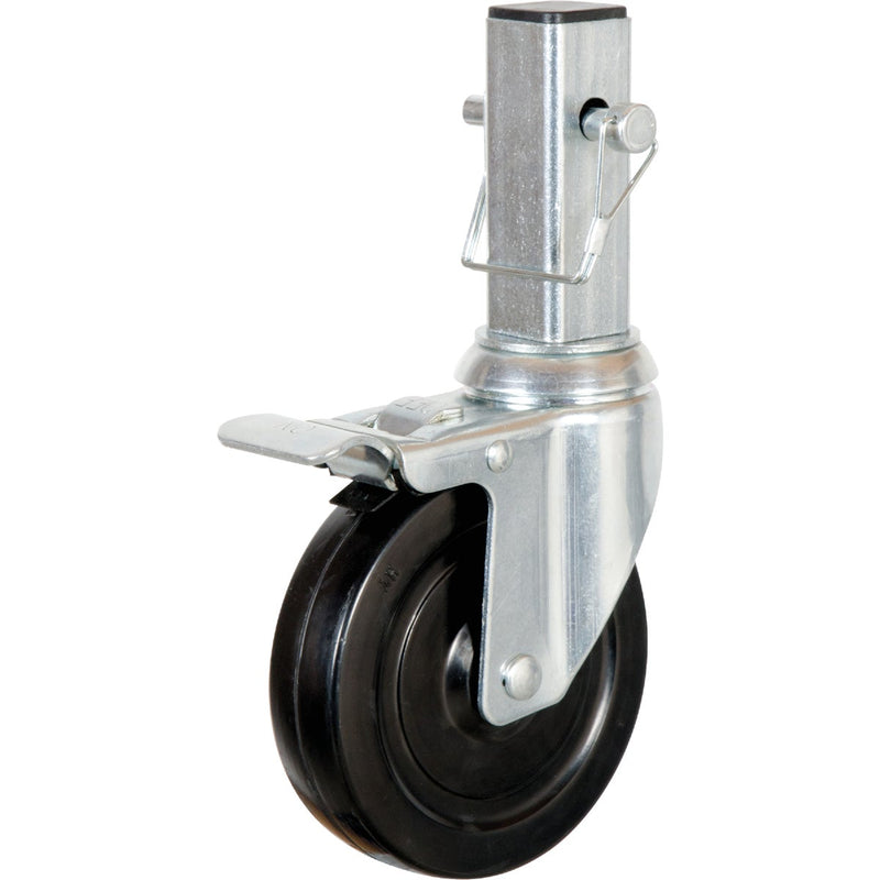 MetalTech 5 In. Scaffolding Caster with Double Lock 350 Lb. Load Capacity