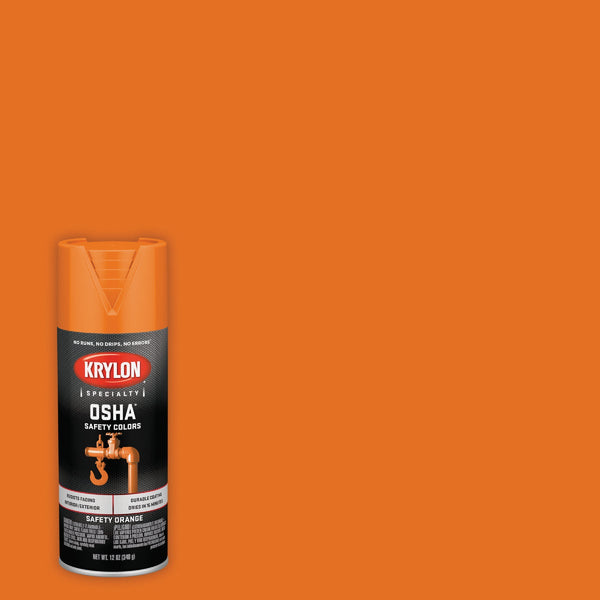 Krylon OSHA 12 Oz. Gloss Spray Paint, Safety Orange