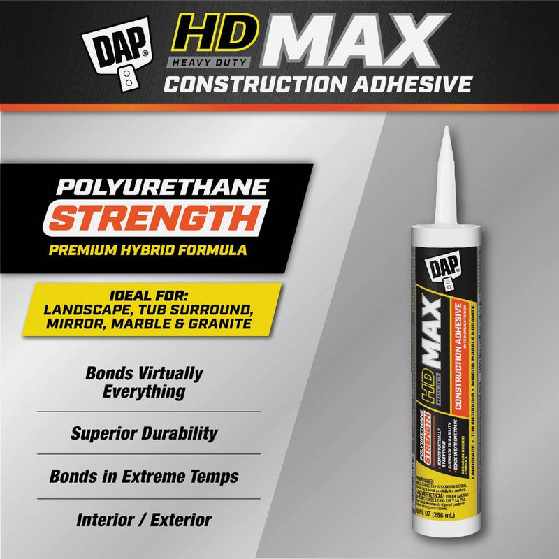 DAP 9 Oz. HD Max Construction Adhesive