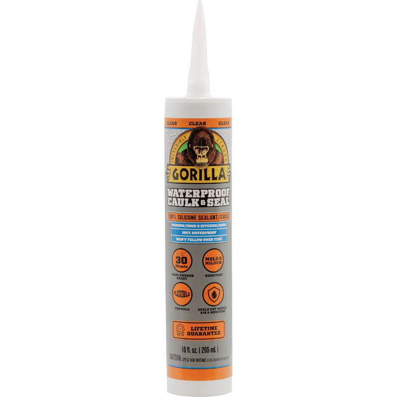 Gorilla 10 Oz. Clear Caulk & Seal