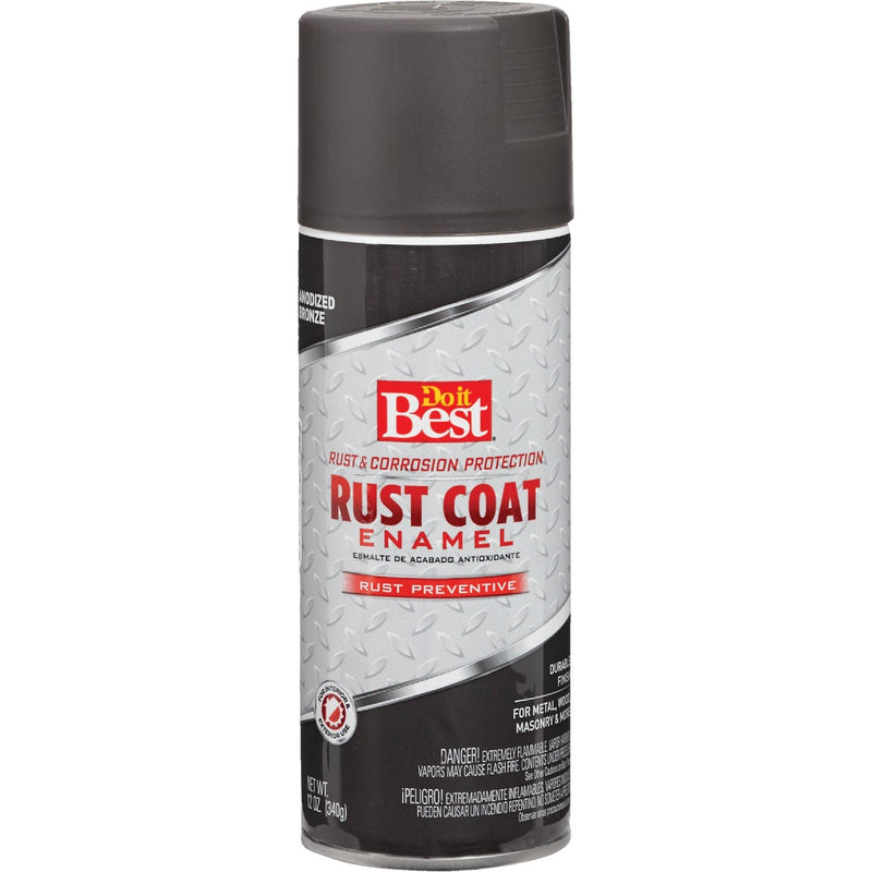 Do it Best Rust Coat Gloss Anodized Bronze 12 Oz. Anti-Rust Spray Paint