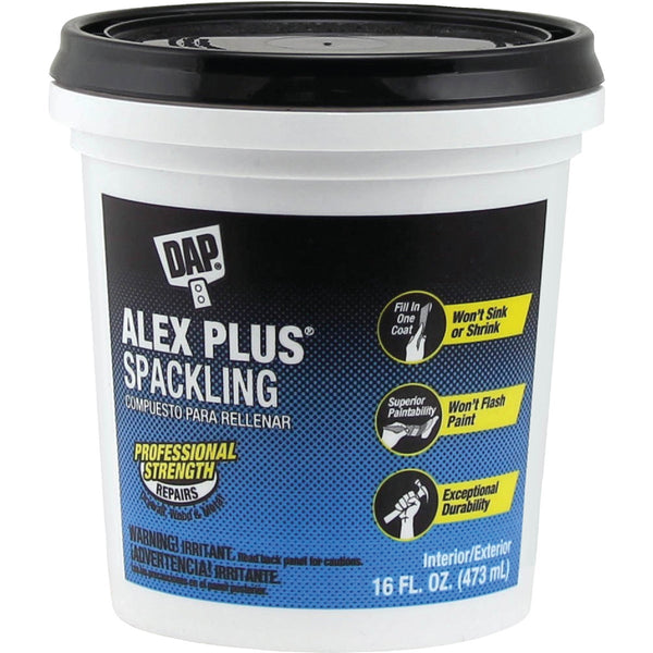 DAP ALEX PLUS 16 Oz. Professional Latex Spackling