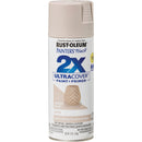 Rust-Oleum Painter's Touch 2X Ultra Cover 12 Oz. Satin Paint + Primer Spray Paint, Smokey Beige