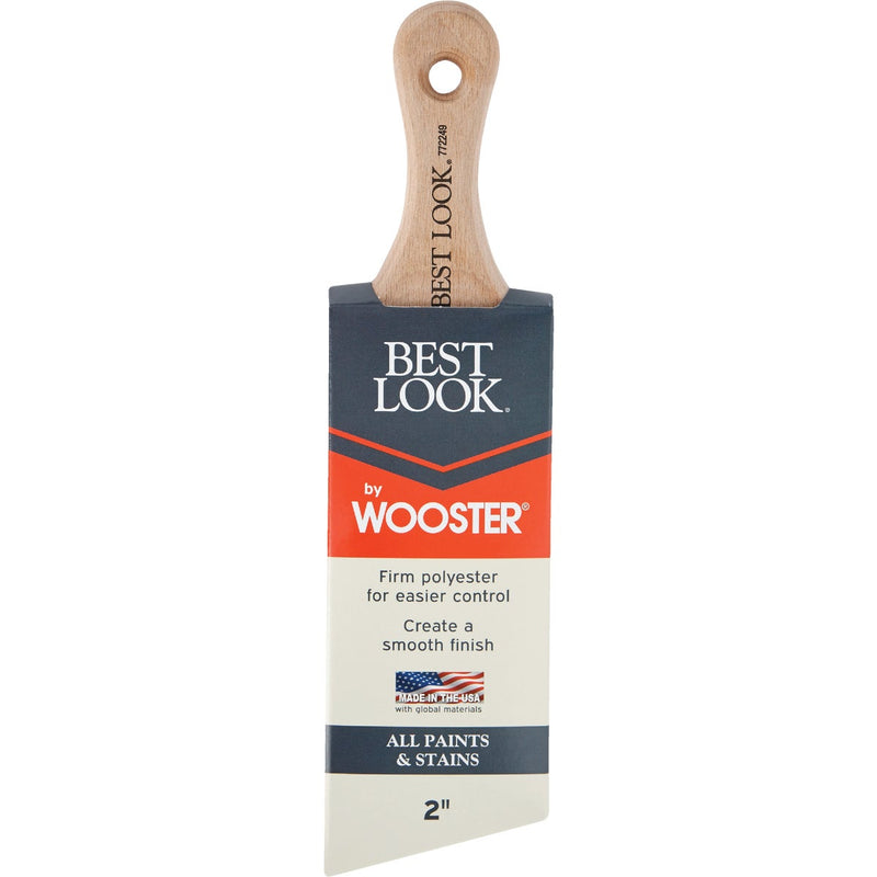 Best Look By Wooster 2 In. Angle Sash Short Handle Paint Brush