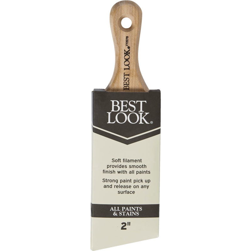 Best Look 2 In. Angle Sash Short Handle Paint Brush