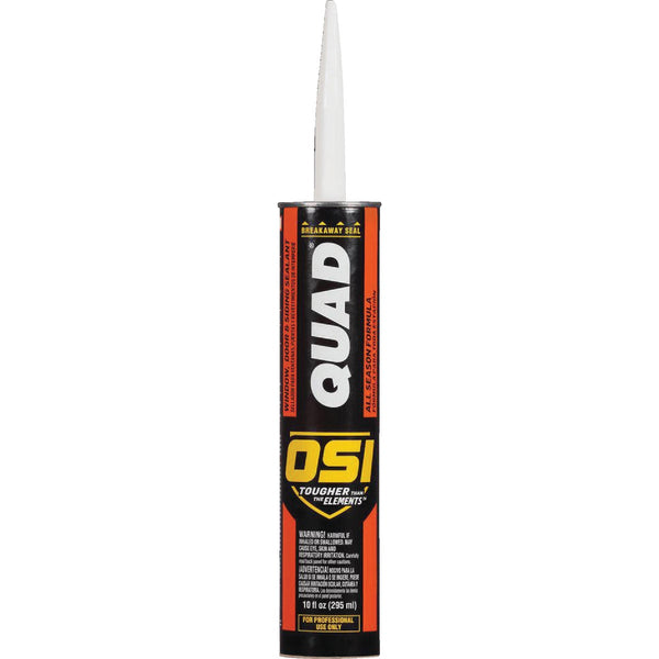 OSI QUAD 10 Oz. Window, Door & Siding Polymer Sealant, Brown