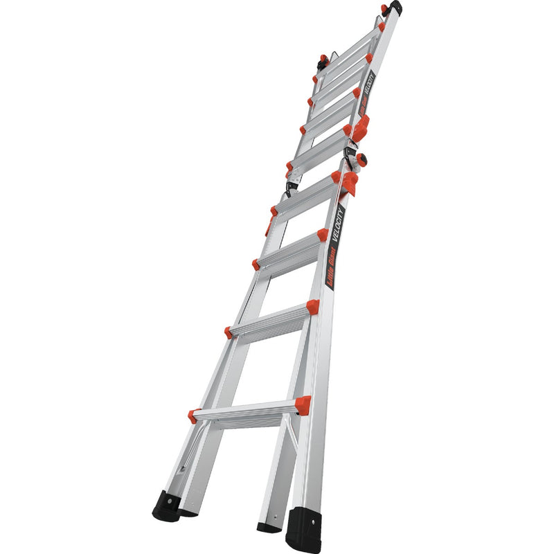 Little Giant Velocity 15 Ft. Aluminum Telescoping Ladder With 300 Lb. Load Capacity Type IA Duty Rating