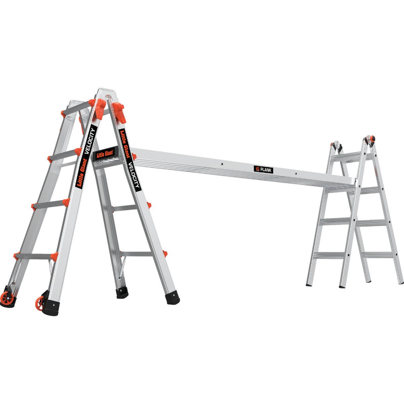 Little Giant Velocity 15 Ft. Aluminum Telescoping Ladder With 300 Lb. Load Capacity Type IA Duty Rating