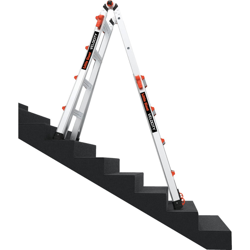 Little Giant Velocity 15 Ft. Aluminum Telescoping Ladder With 300 Lb. Load Capacity Type IA Duty Rating