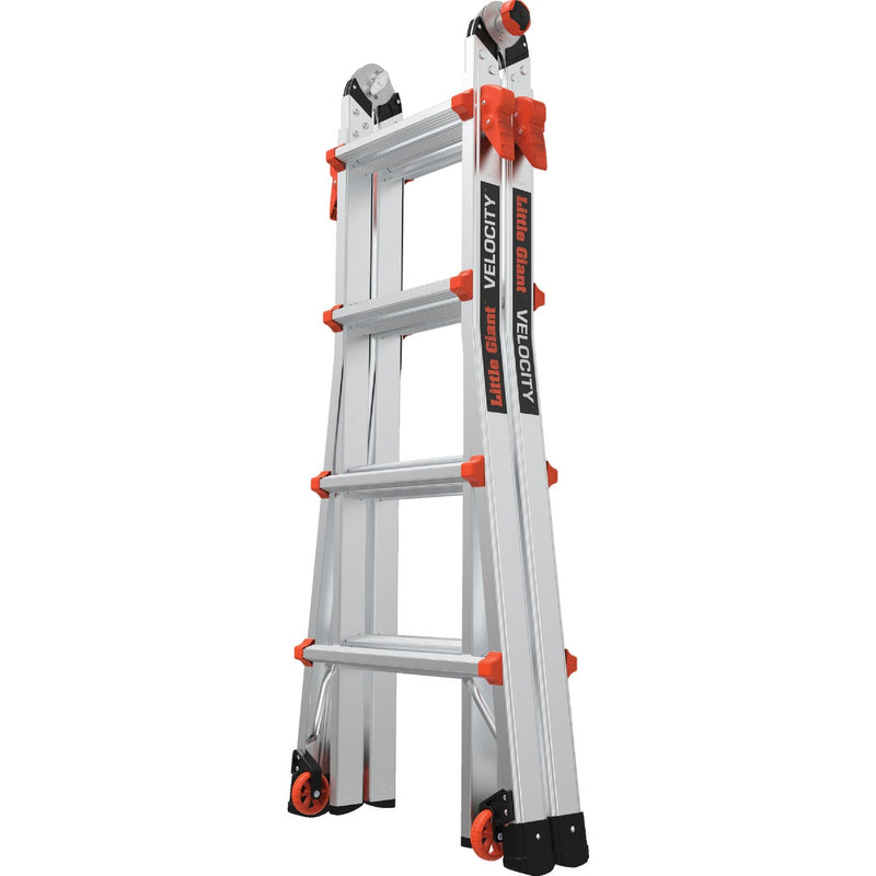 Little Giant Velocity 15 Ft. Aluminum Telescoping Ladder With 300 Lb. Load Capacity Type IA Duty Rating