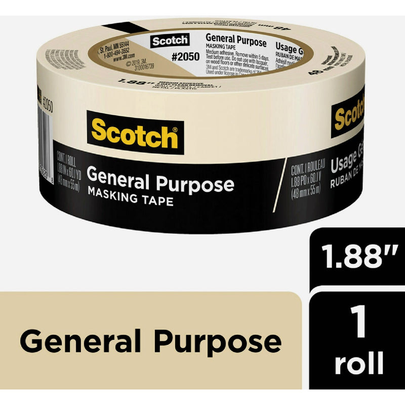 Scotch 1.88 x 60.1 Yd. General Purpose Painting Masking Tape