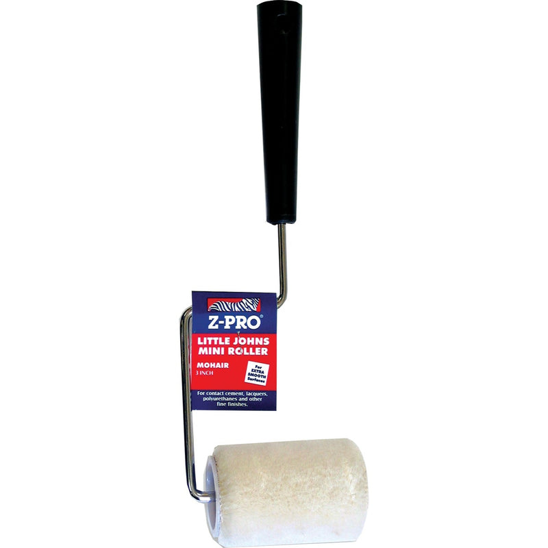 Premier Z-Pro 3 In. x 1/4 In. Smooth Mohair Paint Roller Cover & Frame