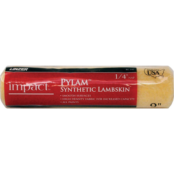 Linzer Impact 9 In. x 1/4 In. Pylam Synthetic Lambskin Roller Cover